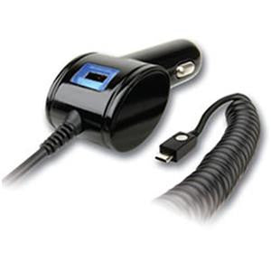 Qmadix Vehicle Power Charger with AUX