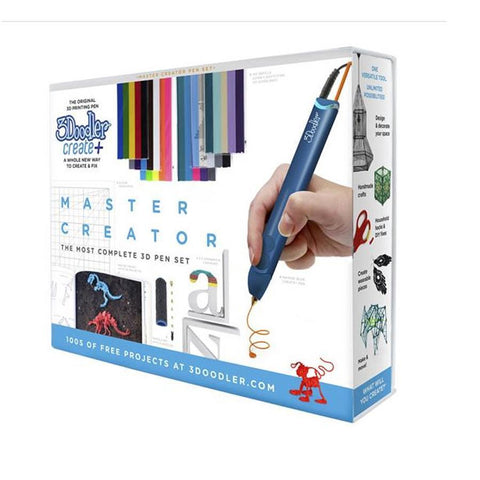 3Doodler Create Plus Master Creator 3D Printing Pen Set - Blue